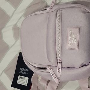 Reebok mauve mini backpack new with tags